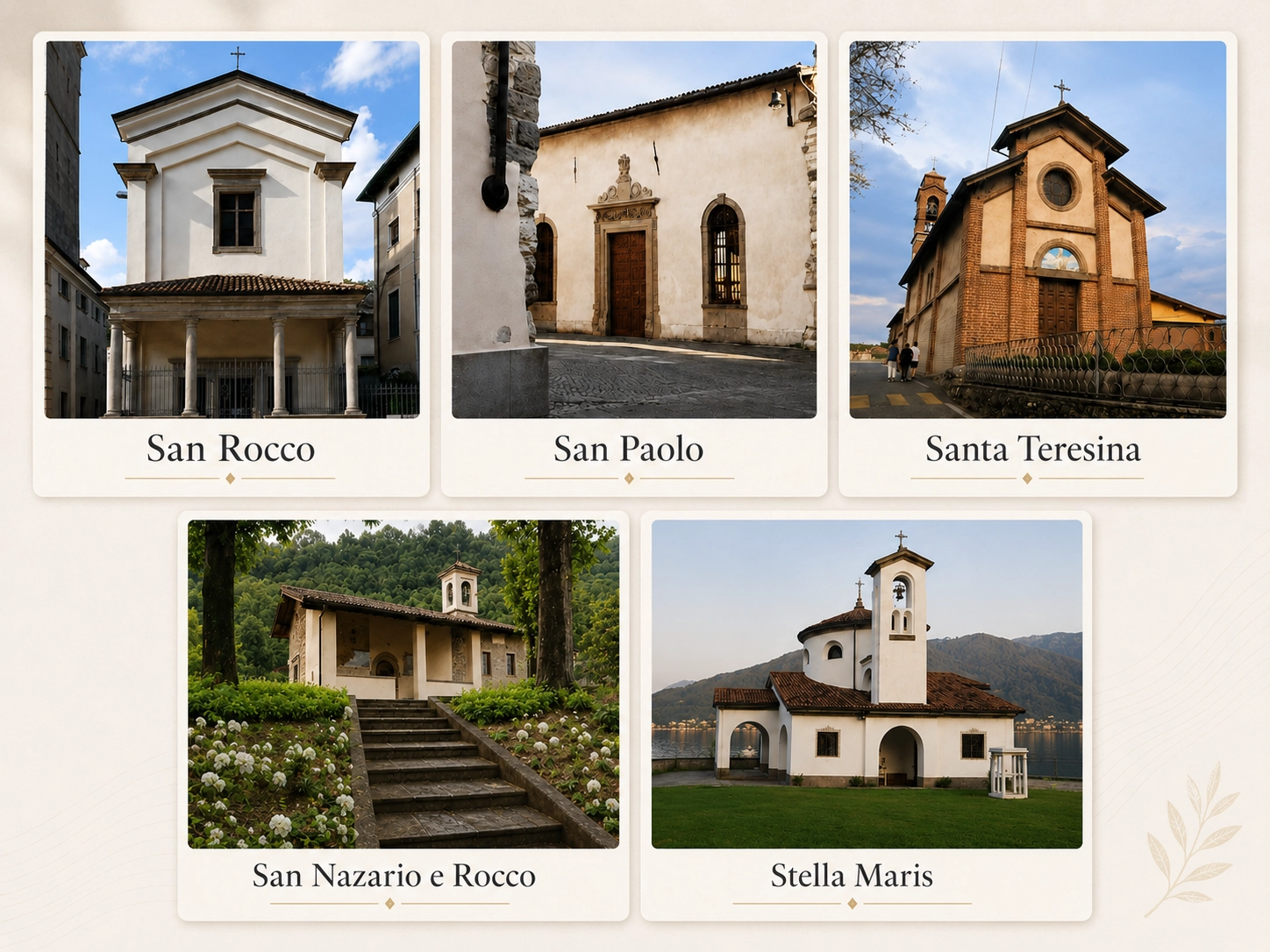 Le altre chiese di Sarnico